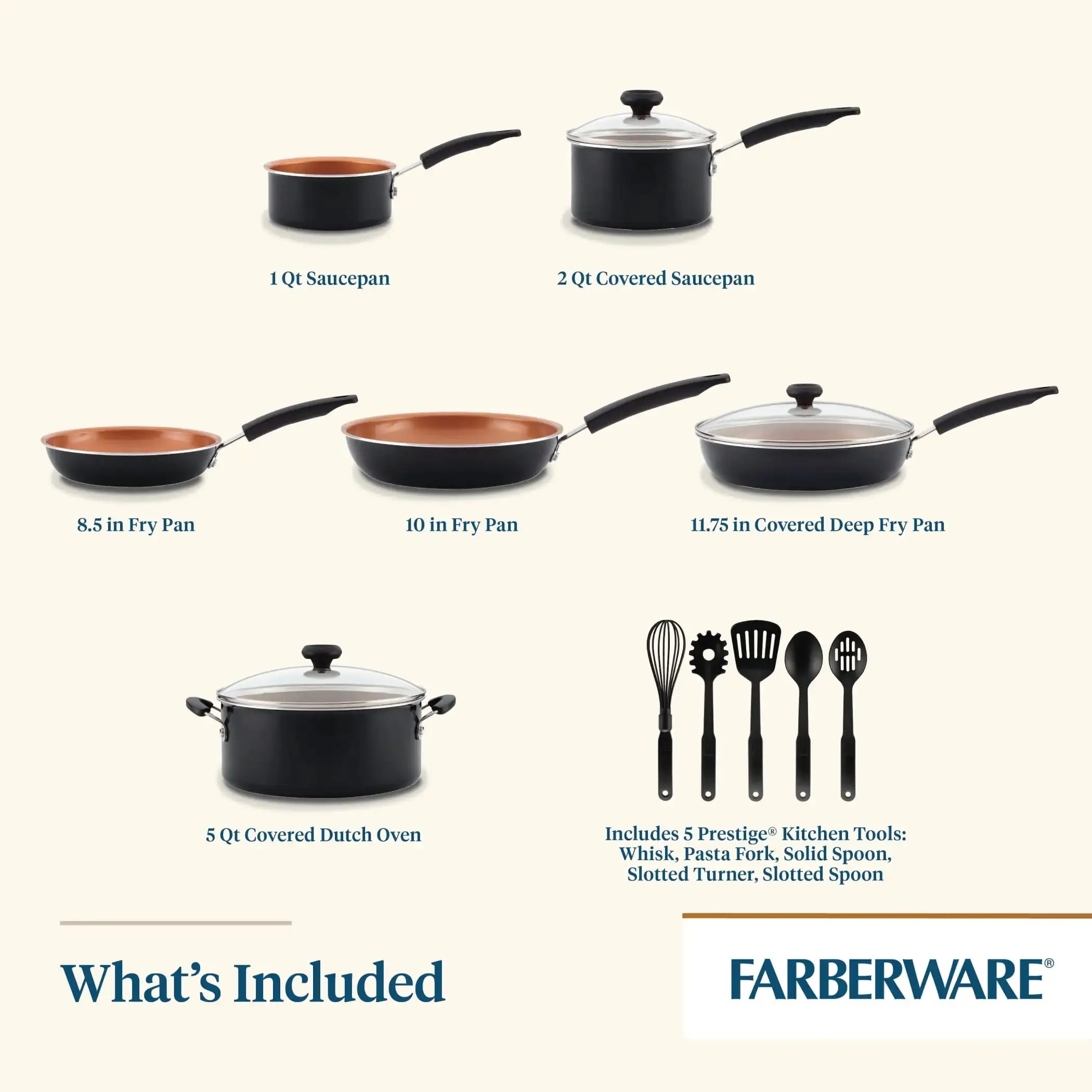 12-Piece Nonstick Cookware Set