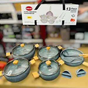 13pcs Bakhschie Granite Cookware Set