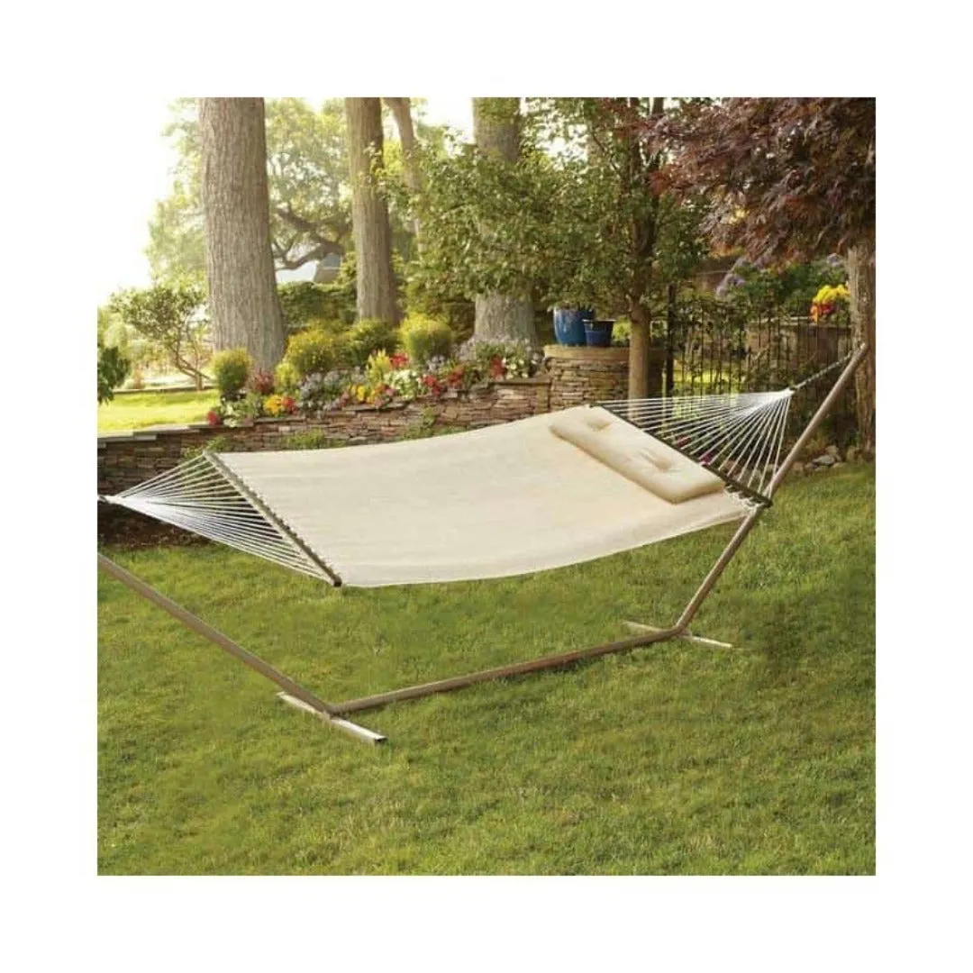 Bliss 55"W Woven Hammock with Pillow