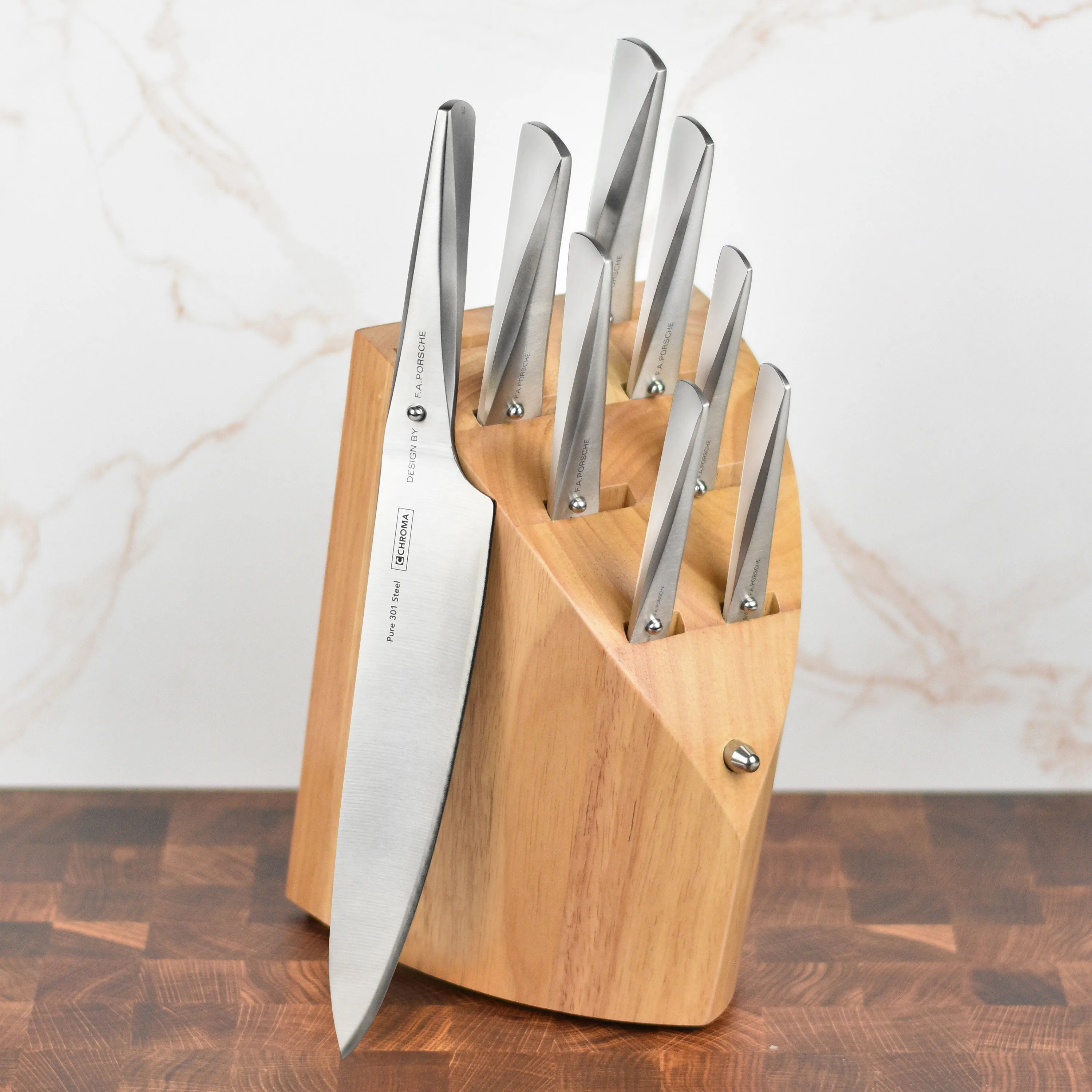 Chroma Type 301 9 Piece Deluxe Knife Block Set