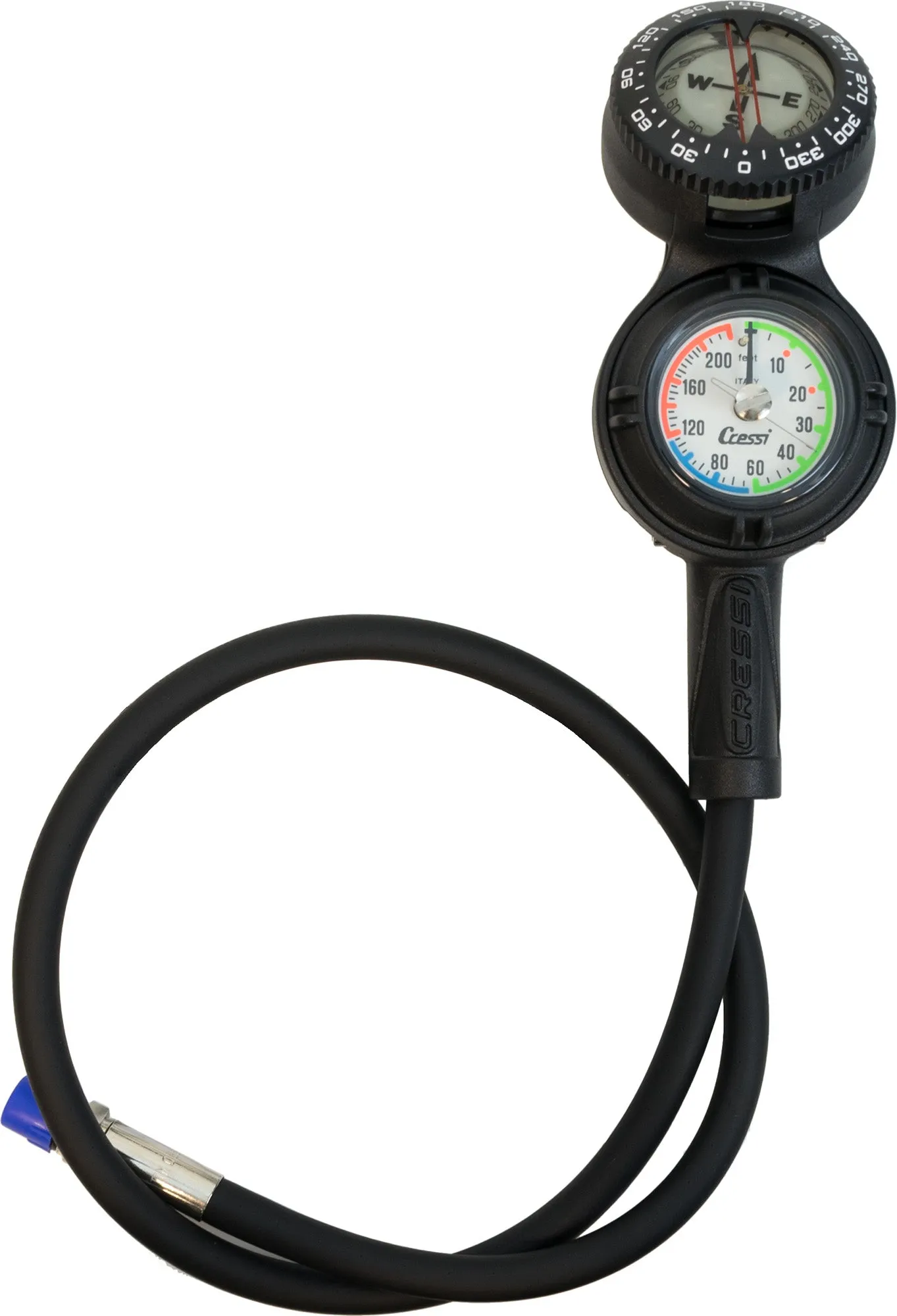 Cressi Console CPD 3 PSI 2 Gauge with Compass Scuba Diving Gauges