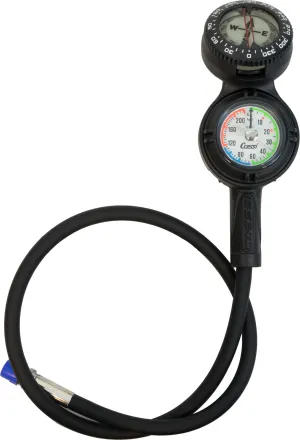 Cressi Console CPD 3 PSI 2 Gauge with Compass Scuba Diving Gauges