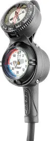 Cressi Console CPD3 (metric) Compass, Pressure Gauge and Depth Gauge