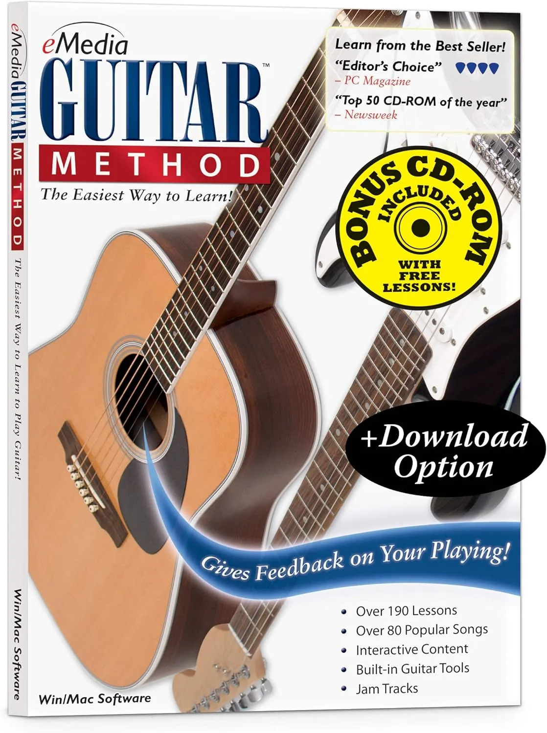 eMedia Guitar Method v6 - Special Edition with 170  Additional Lessons - Learn At Home