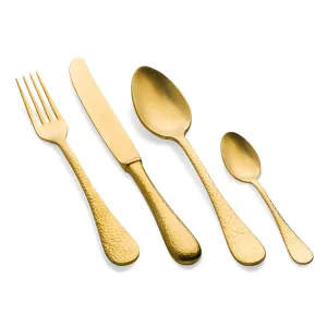 Epoque 20-Piece Pewter Oro Flatware Set
