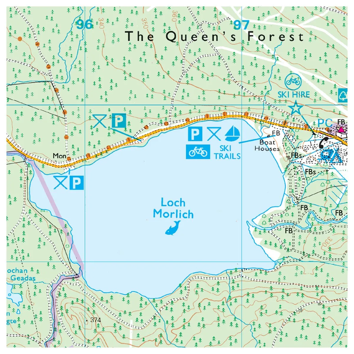 Explorer OL57 - Cairn Gorm & Aviemore 1:25,000
