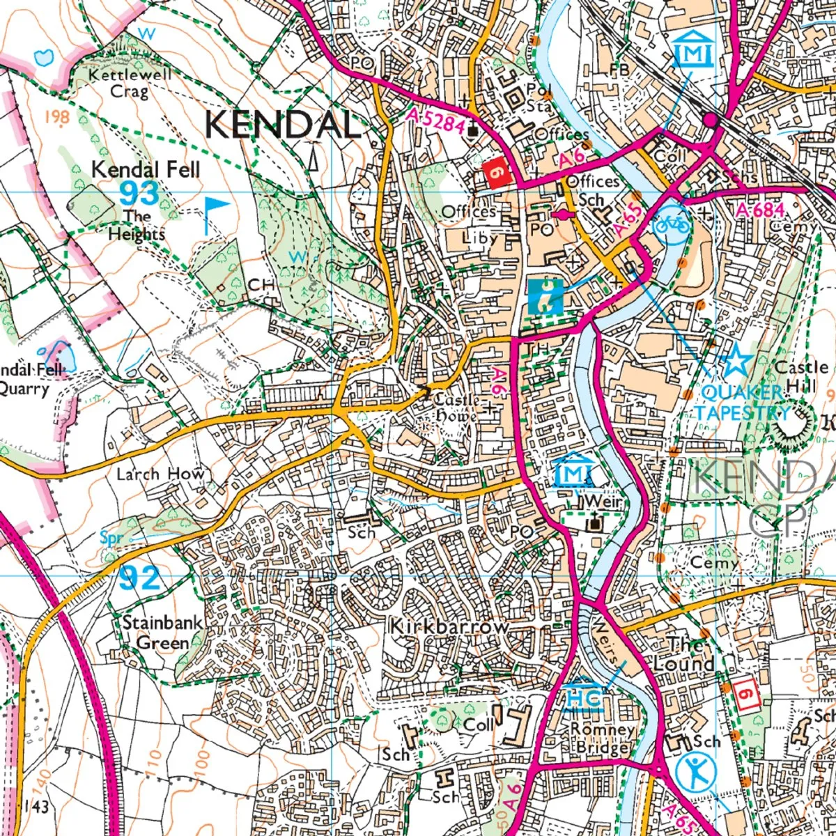 Explorer OL7 - The Lake District: South-eastern area 1:25,000