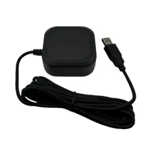 GeoAstra RTU608BT Industrial-Grade USB/Bluetooth RTK GNSS Receiver (ZED-F9P Multi-Band RTK, 30 cm Standalone Accuracy, up to 1.4 cm with RTK, Nylon Braided USB Cable, IP67 Waterproof, Operating Temperature: -40℃ to  85℃)