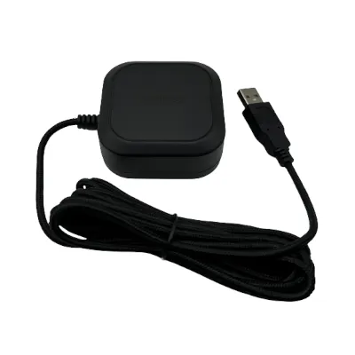 GeoAstra RTU608BT Industrial-Grade USB/Bluetooth RTK GNSS Receiver (ZED-F9P Multi-Band RTK, 30 cm Standalone Accuracy, up to 1.4 cm with RTK, Nylon Braided USB Cable, IP67 Waterproof, Operating Temperature: -40℃ to  85℃)