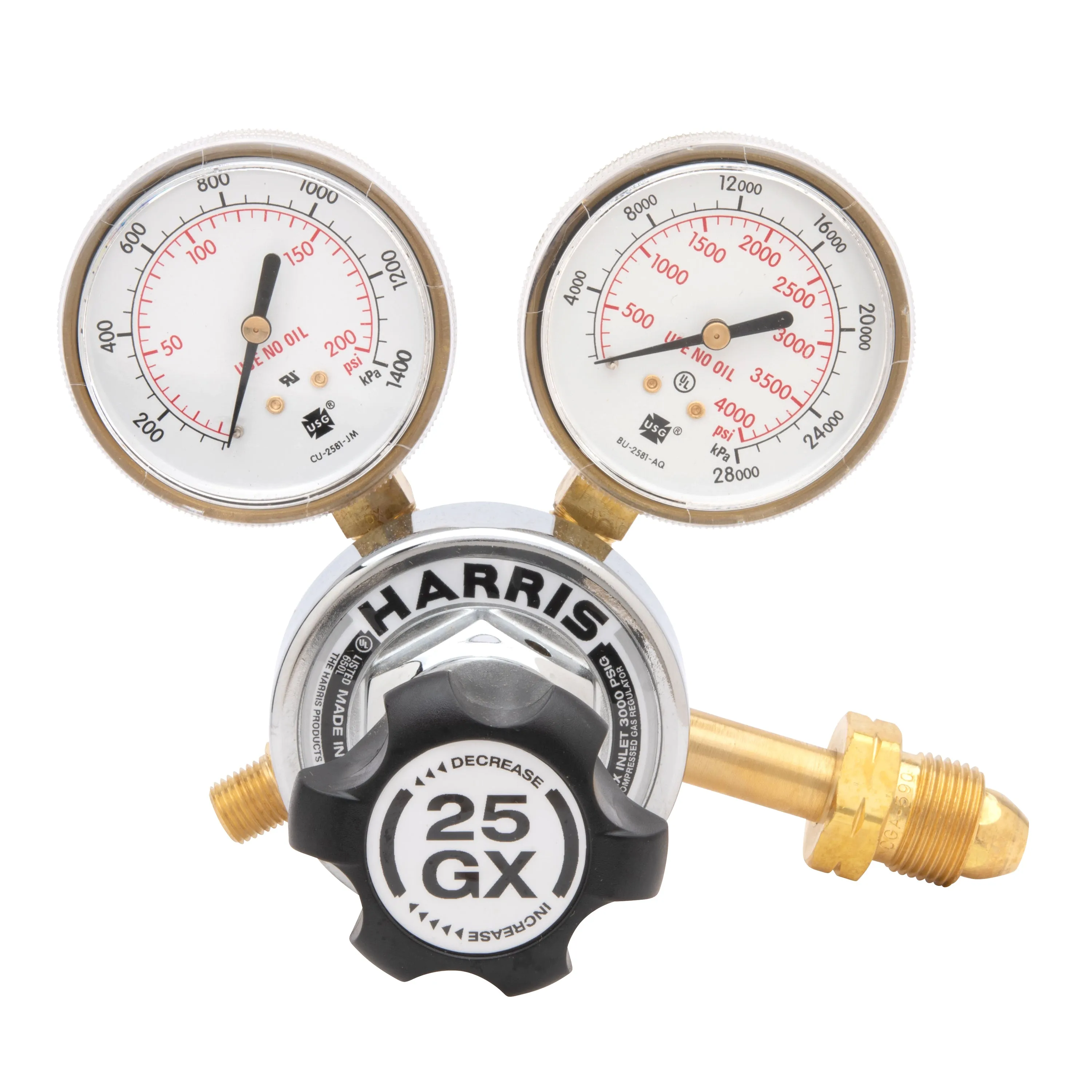 Harris 25GX Med/Heavy Duty Industrial Air Regulator - 3000550