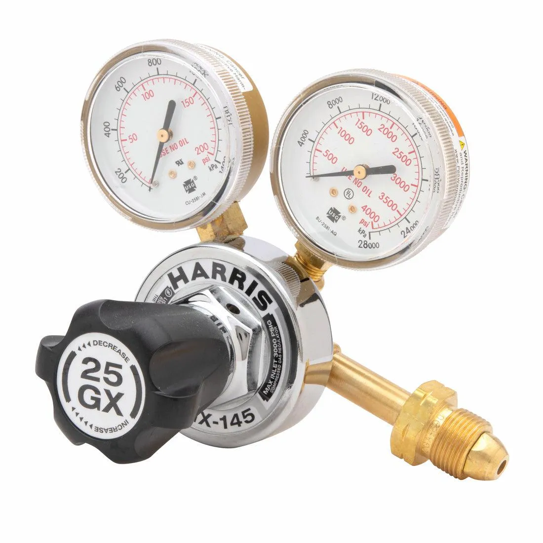 Harris 25GX Med/Heavy Duty Industrial Air Regulator - 3000550