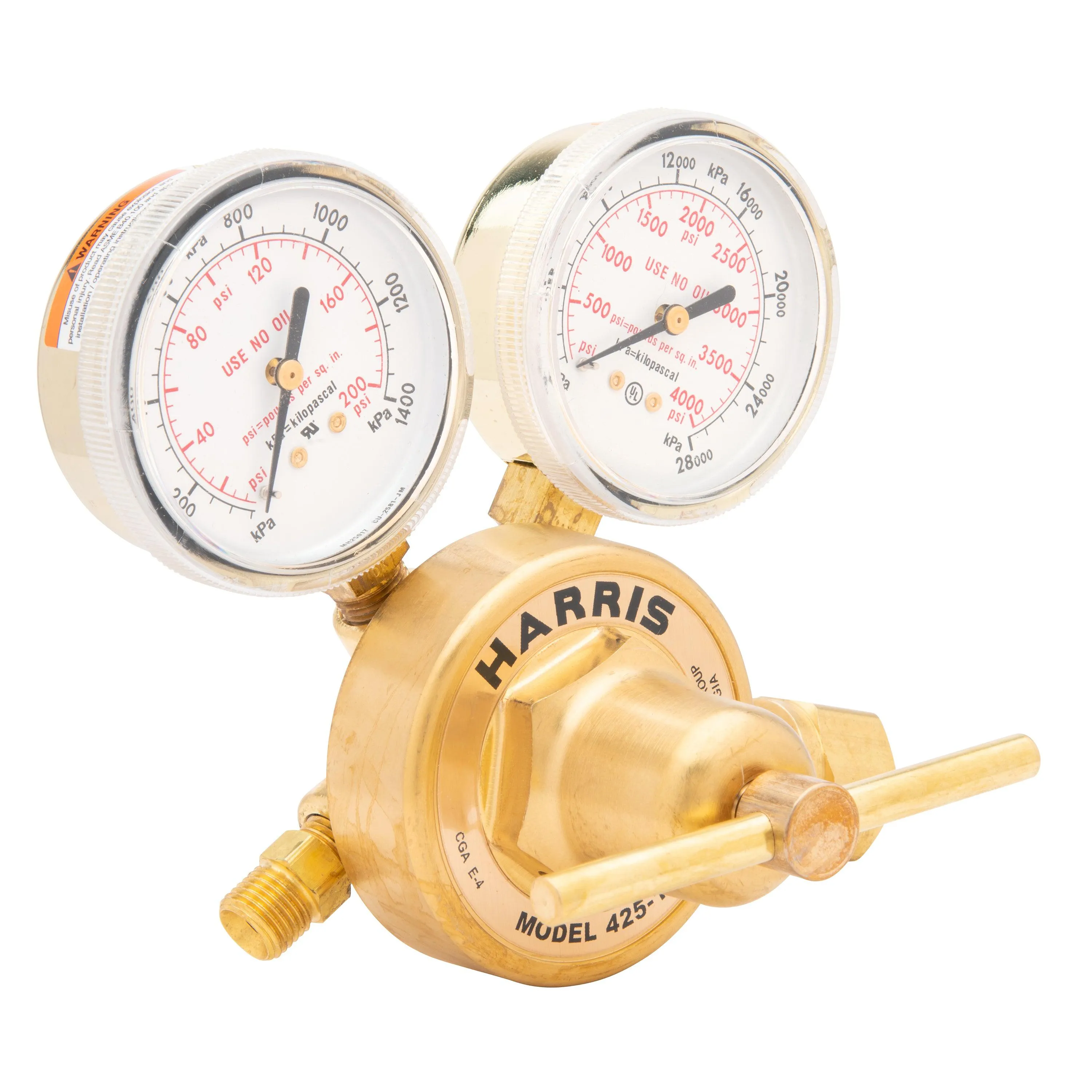 Harris 425-125-320 Heavy Duty CO2 Regulator - 3000775