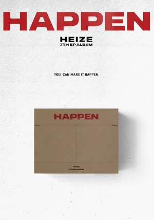 HEIZE HAPPEN 7th EP Album 20ea Post Card 7ea Post Card 9ea MV Post Card  1ea Folded Lyrics Card 8ea Lyrics Card 2ea Book Mark K-POP SEALED TRACKING NUMBER