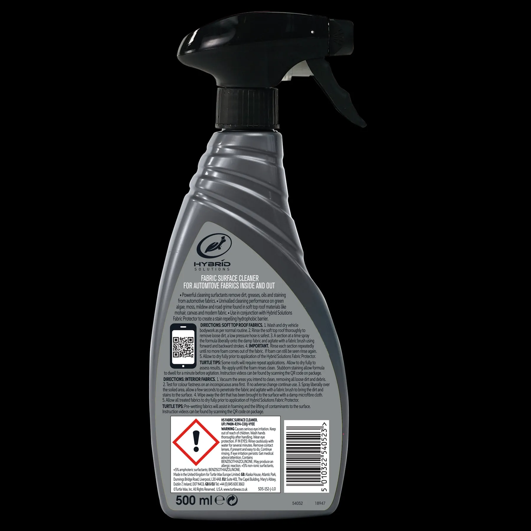 Hybrid Solutions Fabric Cleaner 500ml