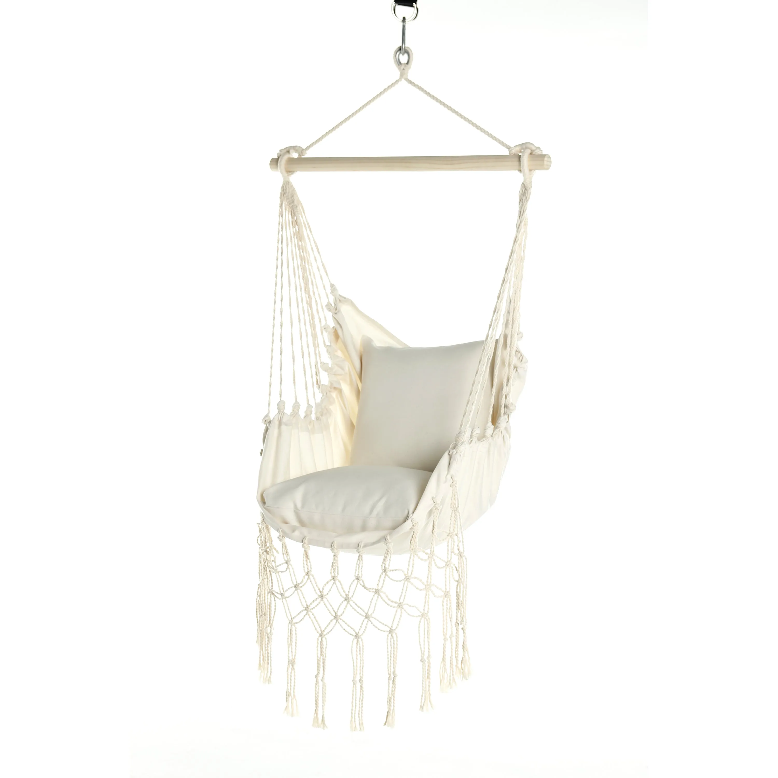 Junior White Macrame Hammock Swing Chair  | SERENA Jr.
