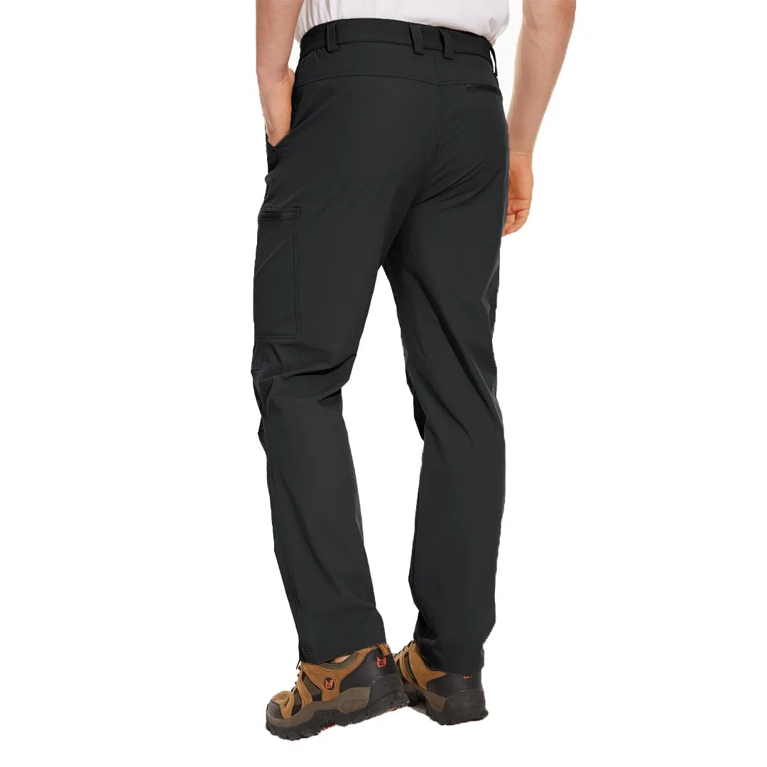 Men's Hiking Water Resistant Ripstop Pants Lightweight Quick Dry with 6 Pockets