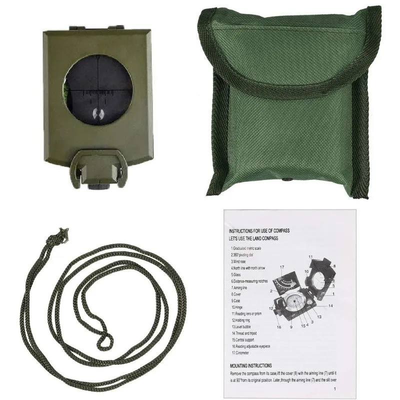 Military Aiming Navigation Compass