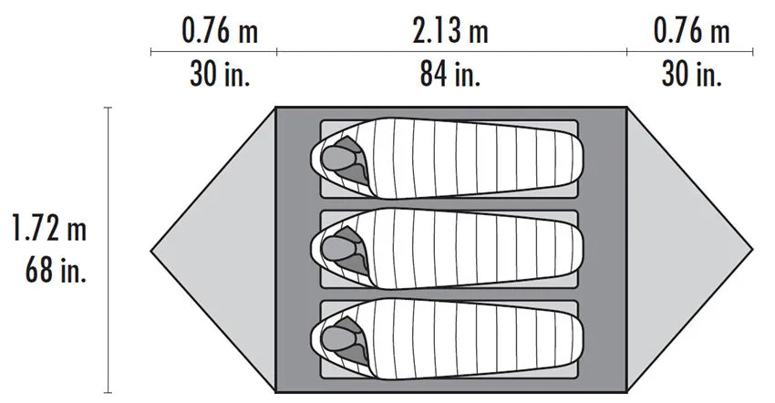 MSR Mutha Hubba NX 3-Person Tent