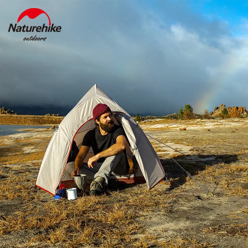 Naturehike Cloud Up Series 1 2 3 Person Tent Outdoor Ultralight Camp Tent with Mat Camping 20D