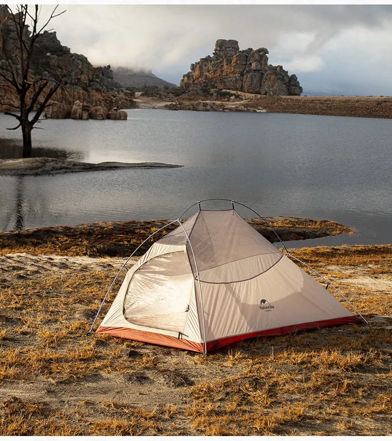 Naturehike Cloud Up Series 1 2 3 Person Tent Outdoor Ultralight Camp Tent with Mat Camping 20D