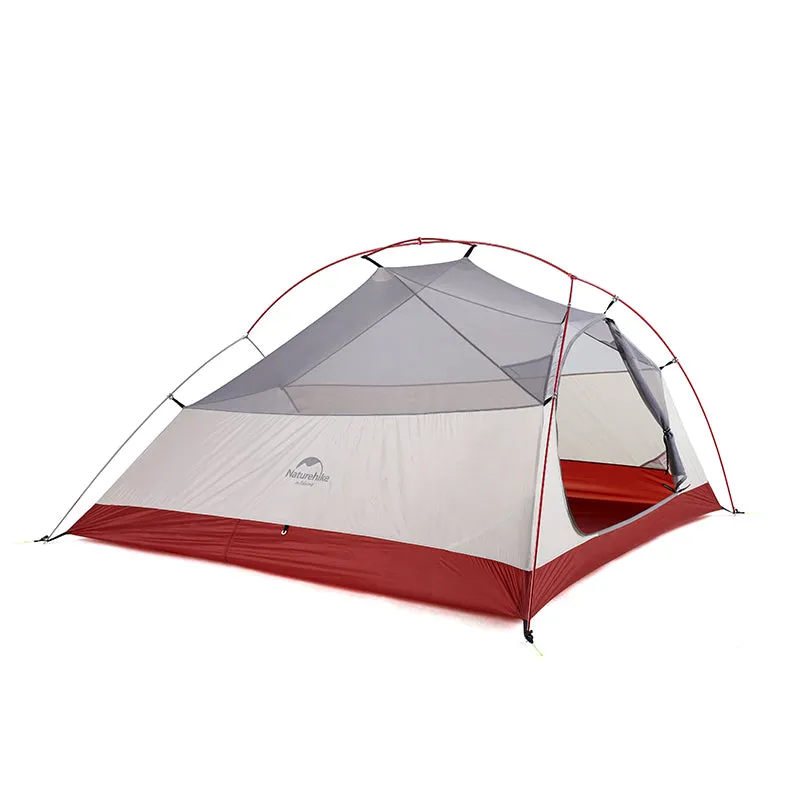Naturehike Cloud Up Series 1 2 3 Person Tent Outdoor Ultralight Camp Tent with Mat Camping 20D