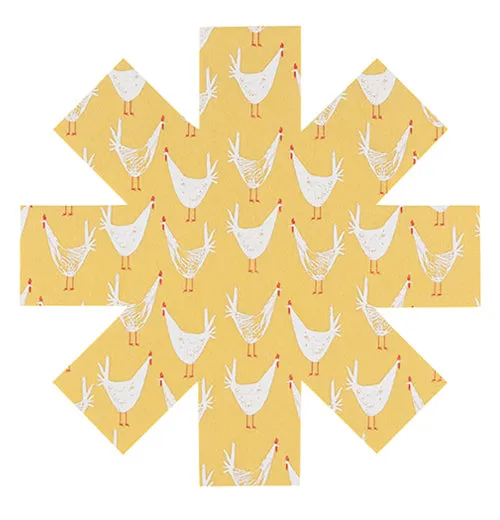 Pan Protectors (Set of 3) "Chicken Scratch"