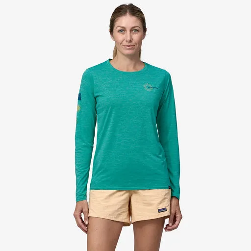 Patagonia Women's Long-Sleeved Capilene® Cool Daily Graphic Shirt - Waters