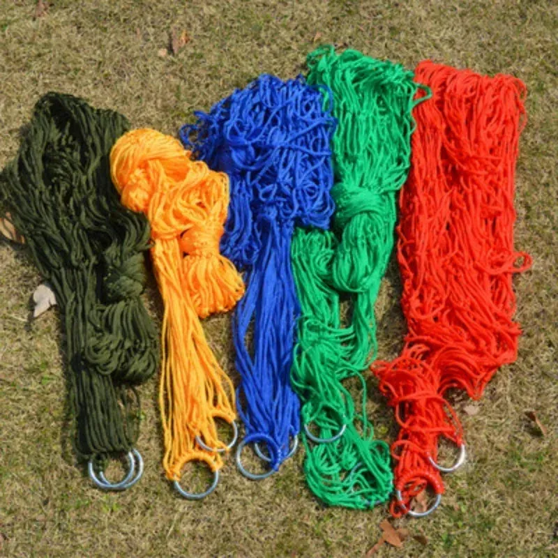 Portable Mesh Net Nylon Hammock