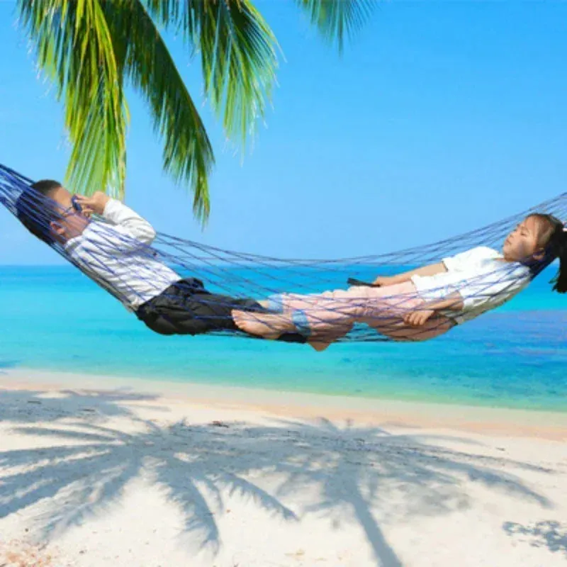 Portable Mesh Net Nylon Hammock
