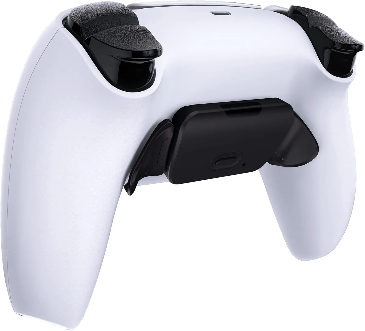Solid Black Replacement Redesigned K1 K2 Back Button Keys Set for eXtremerate Rise Remap Kit for PS5 Controller - Only Buttons, Without Controller & Rise Remap Board