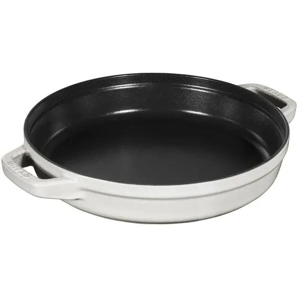 Staub 4-Piece Cast Iron Pot Set, White Truffle