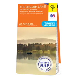 The English Lake District SE Area - OS Explorer Map OL7 Active