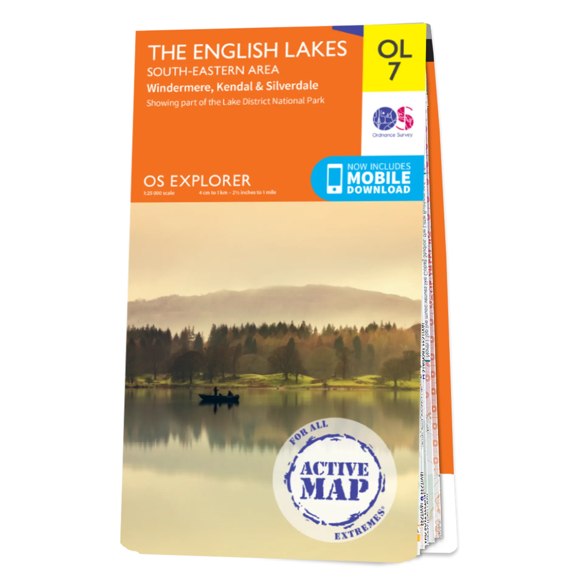The English Lake District SE Area - OS Explorer Map OL7 Active