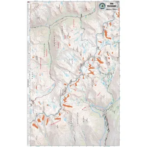 Tom Harrison Palisades Wilderness Trail map
