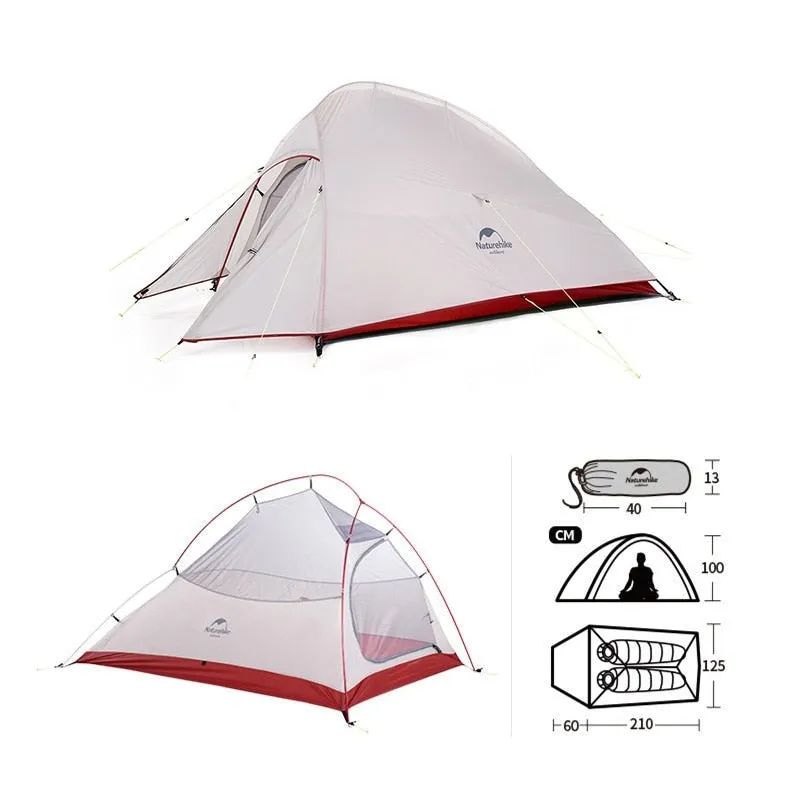 Ultralight 2-3 Person Backpacking Tent for All Seasons