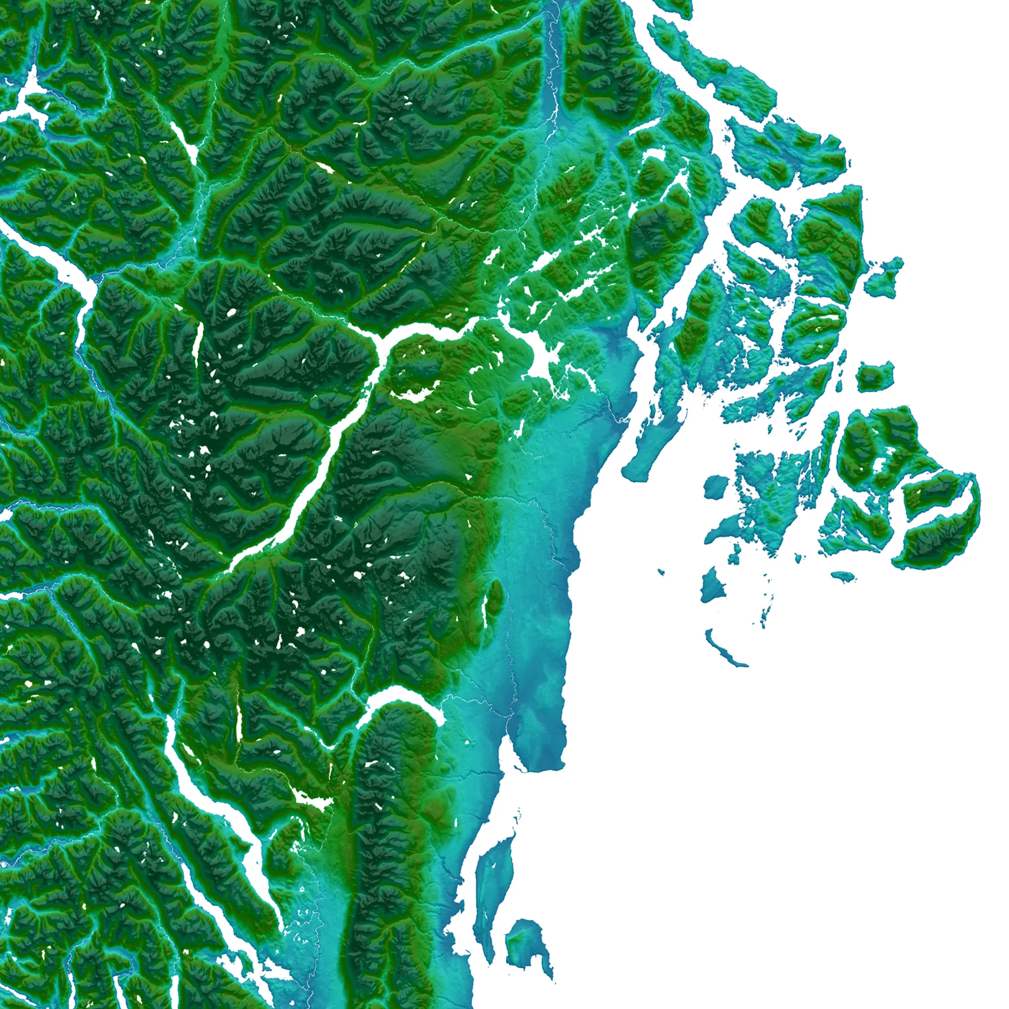 Vancouver Island Vinyl Sticker, Van Isle BC Canada Map Car Bumper Decal, Waterproof Laptop Stickers