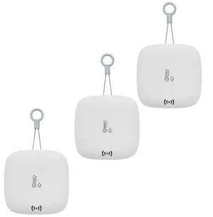 Weatherproof Temperature and Humidity Sensor 3-Pack, Hub Required
