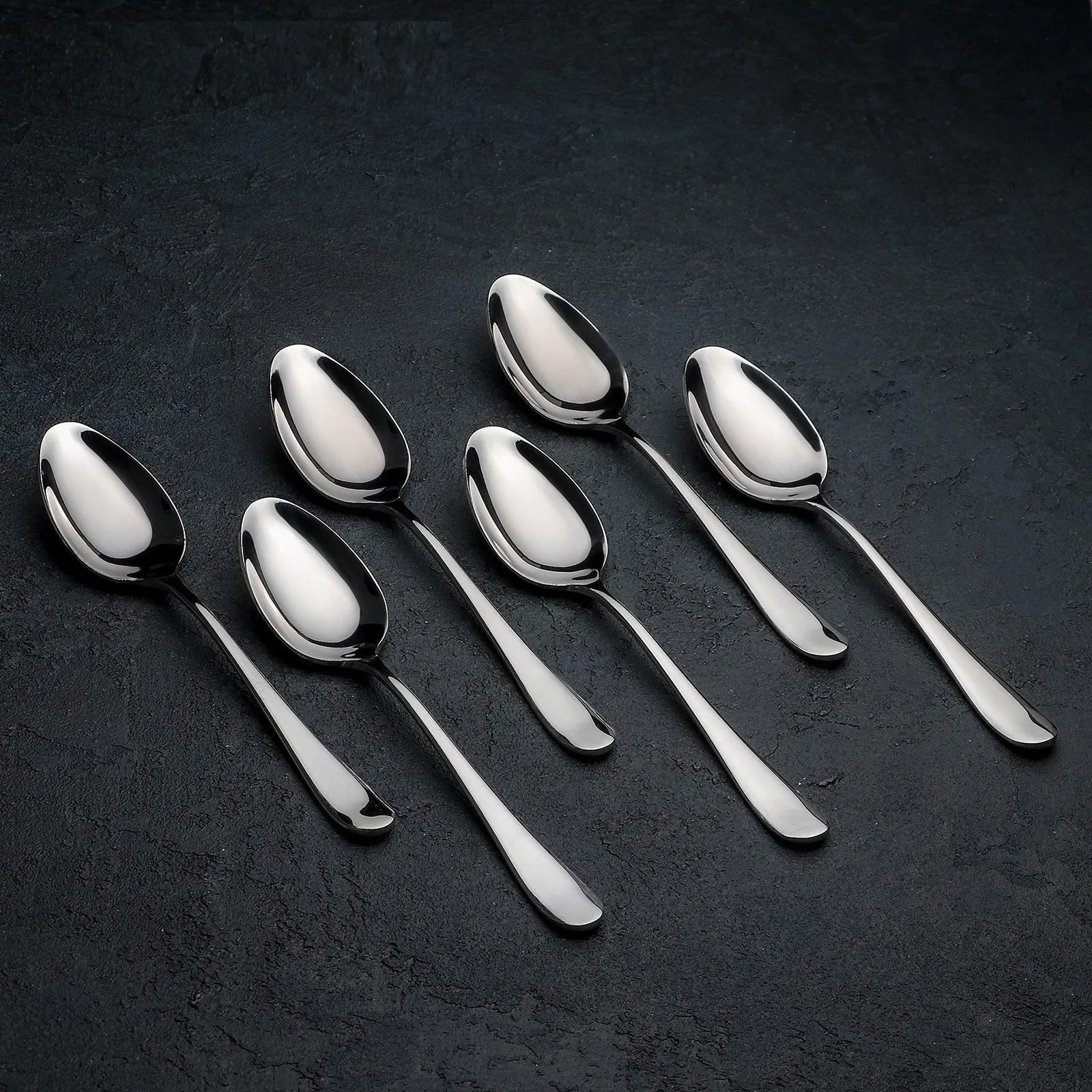 Wilmax Porcelain Set Of 12 Dinner Spoon 8" inch | 21 Cm