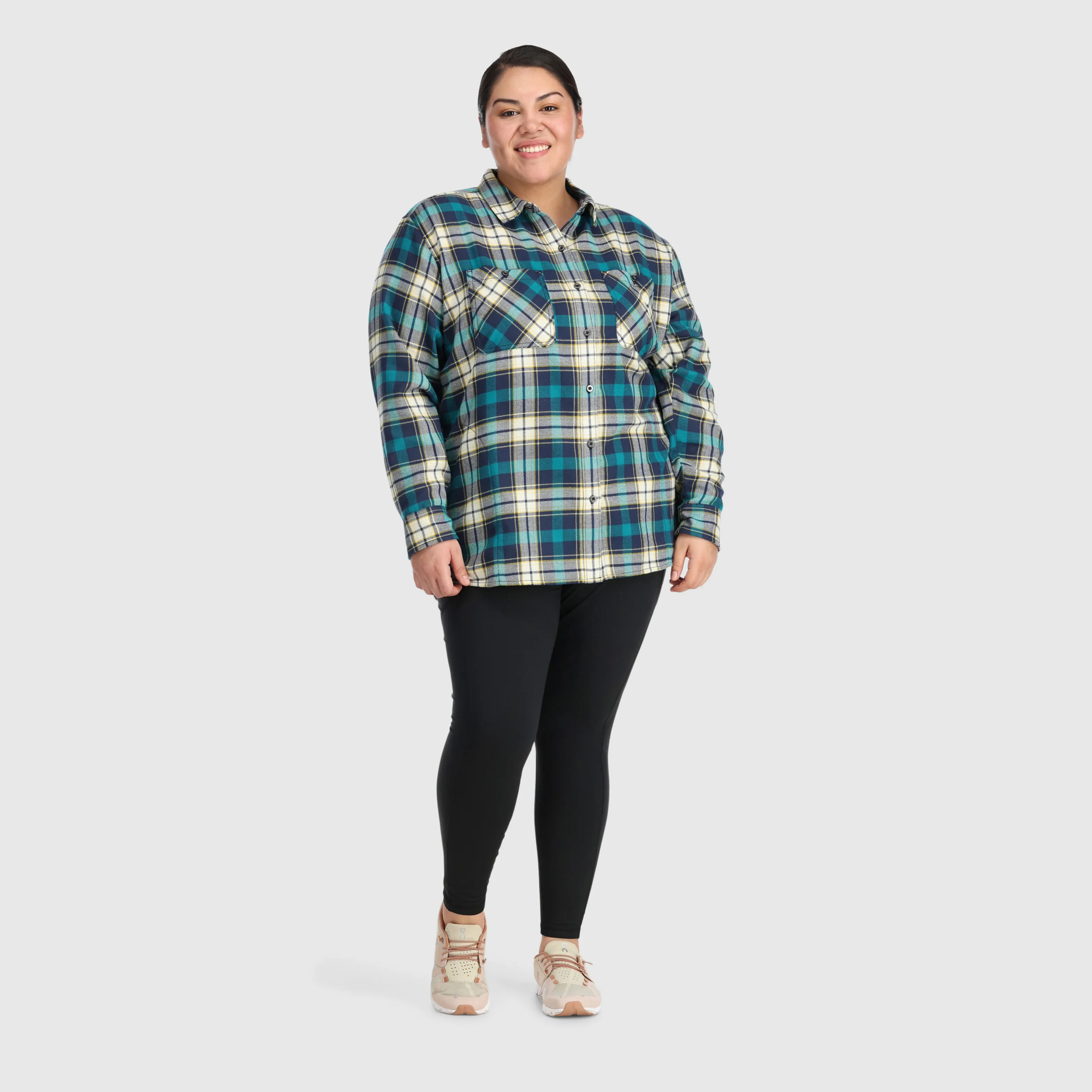 Women's Feedback Flannel Shirt-Plus - Final Sale